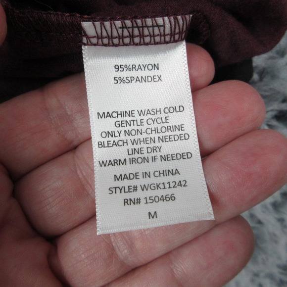Market & Spruce Shirt Womens Medium Burgundy Black 2 Pack NWT - Picture 8 of 15